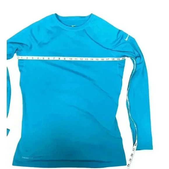 Nike Pro Combat Dri-Fit Fitted Blue Fleece Lined Therma-Fit Size XL NWOT - Picture 8 of 13